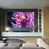 100" Wupro Cinema Gallery Grey Crystal Enhanced 3D Fixed Frame Projector Screen For Long Throw Projector