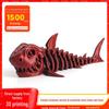 3D-печатные подвижные игрушечные украшения в виде дракона и акулы для детей