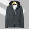 Men's Jacket Simple Versatile Hooded Spring and Autumn Versatile Youth Outer Gown Jacket