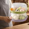 Food Grade Microwave Heating Steamer Quick Cookware Rice Steamer Microwave Steamer  Kitchen Use