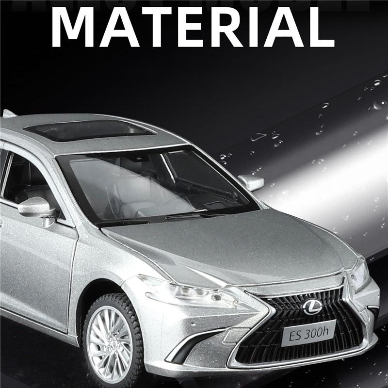 1/24 Lexus ES300h Металлическая модель автомобиля Diecasts Металлические Luxy Vehicles Модель автомобиля Высокая симуляция Звук и свет Коллекция Детская игрушка Подарок