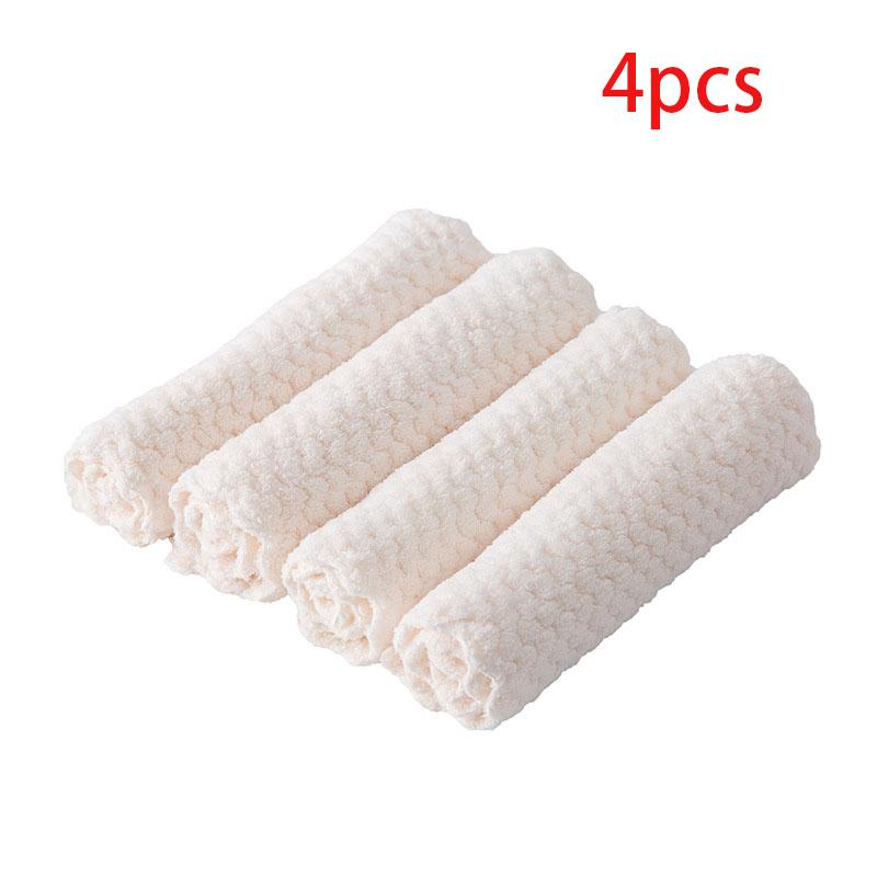 Мягкие кухонные полотенца из микрофибры, впитывающая ткань для мытья посуды, антижировые тряпки, антипригарное масло, домашнее чистящее полотенце