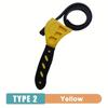 1Pcs 6inch Belt Wrench Oil Filter Puller Strap Spanner Chain Wrench Strap Opener, Adjustable Disassembly Tool Car Accessories
