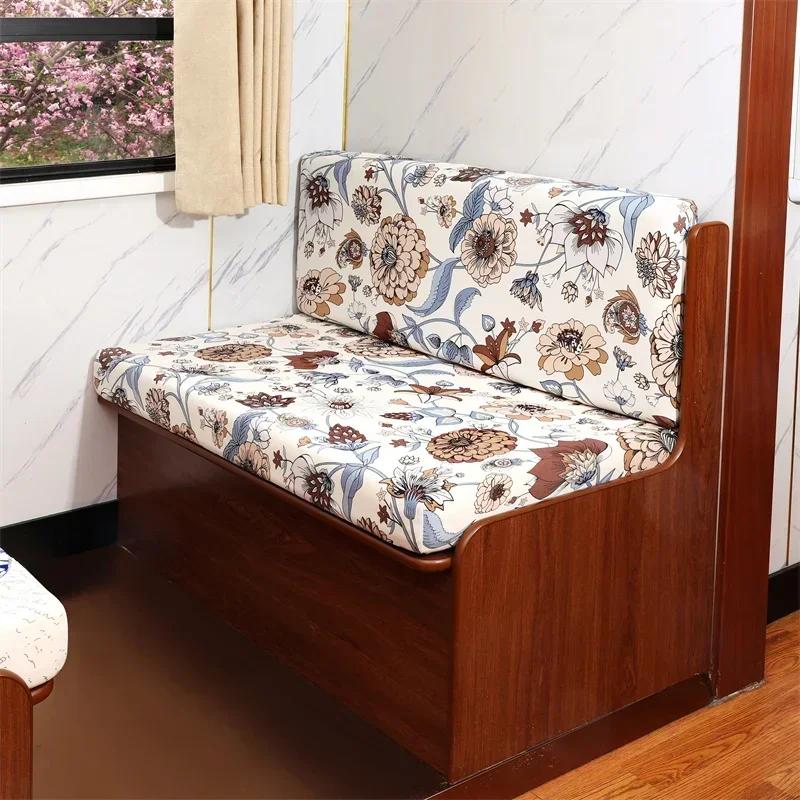 2 шт./комплект эластичные чехлы для подушек для обеденного уголка в автофургоне, чехлы для дивана и сидений в автофургоне, моющиеся чехлы для мебели, протекторы для скамейки в автофургоне, кемпере