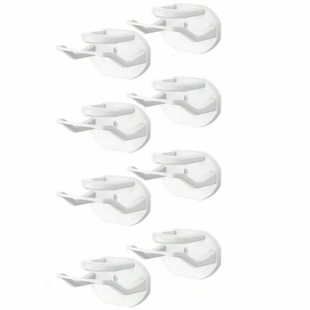 8Pcs Multi-Purpose Adhesive Hat Hooks No Drilling Wall Mounted Hat Rack Wall Mounted