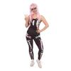 Womens/Ladies Halloween Skeleton Jumpsuit