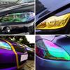 2024 Новый автомобильный стайлинг хамелеон фары задний фонарь виниловая тонировка автомобиля наклейка световая пленка обертывание автомобильные фары мембрана 30x60 см