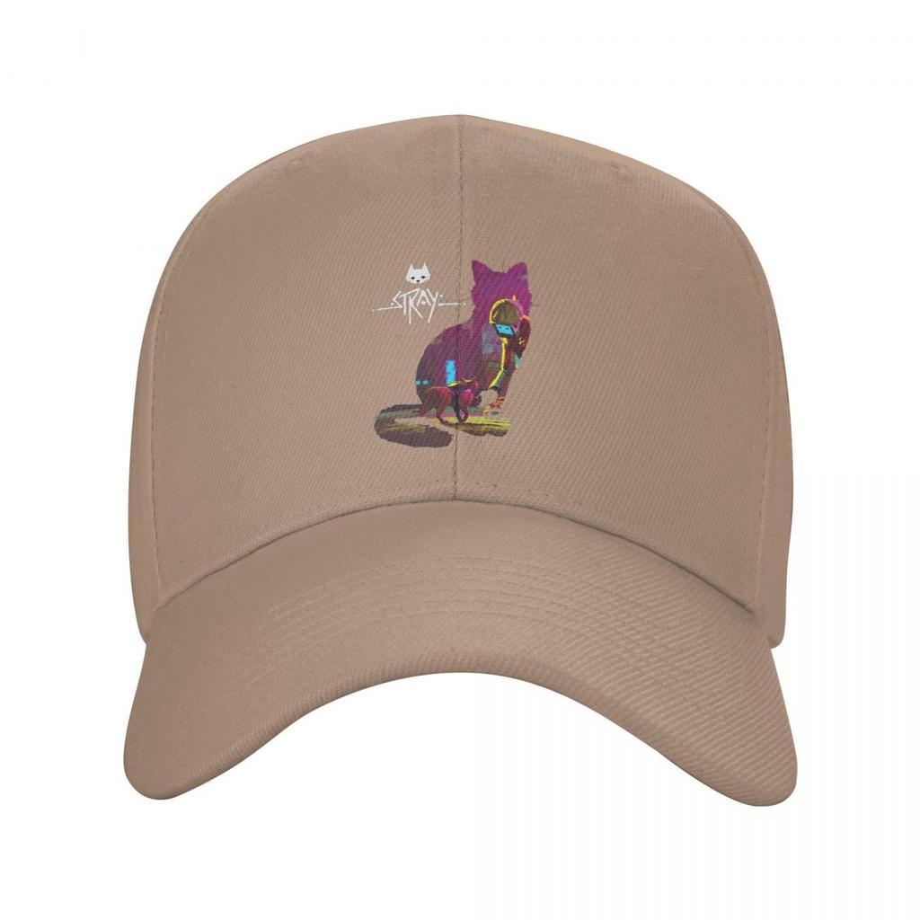 Игра Stray Логотип-силуэт кота Бейсболки Snapback Мужские Женские Шляпы Повседневная Кепка Хип-Хоп Бейсболка Кепка