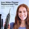 Насадки для ирригатора Icon 5 шт 4 типа: Стандартные Пародонтологические Ортодонтические и Скребки для Языка Оригинальные Аутентичные Детали