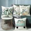 New Thanksgiving Throw Pillow Cover Pumpkin Truck Garland Harvest Festival Farm Party Decorative Throw Pillow Cover