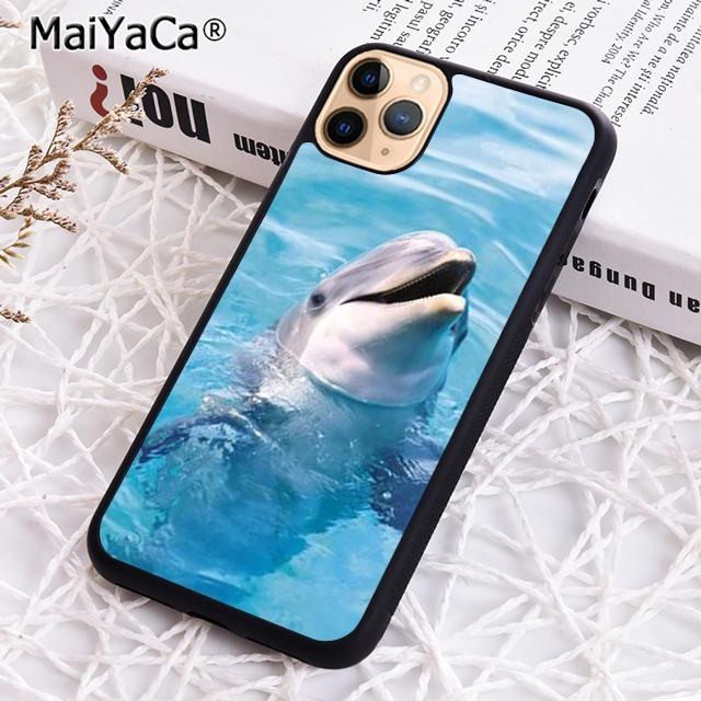 MaiYaCa чехол для телефона с изображением танцующего и прыгающего дельфина из океана для iPhone 17 Air 16 16e 15 plus 11 12 13 14 pro max