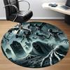 1pc Skelebones Chair Carpet for Office Non-Slip, Rug for Office, Room, Good Gift for Family or Friends,  yy251226197