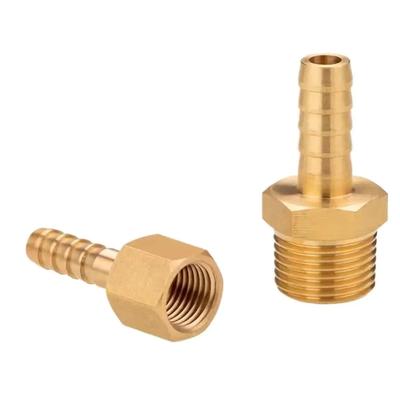 1/8" 1/4" 3/8" 1/2" NPT внутренняя x 1/8 3/16" 5/16" 3/8 1/2 дюйма штуцер для шланга, латунный фитинг, соединитель, топливный