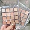 16-цветная пластина для теней для век, тени для век, лоток для макияжа для начинающих, скульптура, косметика для девочек, аксессуары, косметика
