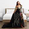 Clair Obscur Expedition 33 Esquie Knitted Fashion Blanket Funny Quotes Flannel Throw Fashion Blankets Rug Piece Ultra-Soft Bedspread Portabl