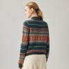 Женский кашемировый свитер Zhaojun с узором Fair Isle