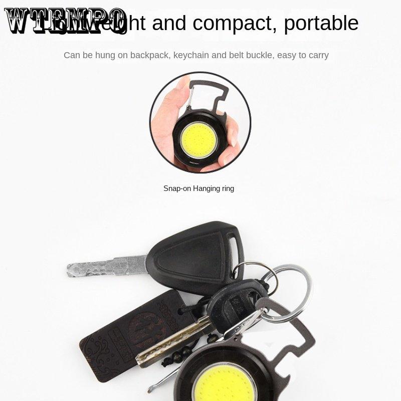 Мини-фонарик с брелоком, походный фонарь с пряжкой, портативный рабочий фонарь с зажимом для кепки, мощный фонарь для кемпинга