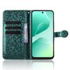 For Infinix Hot 60i 4G/Hot 60 5G Wallet Case Dot Pattern Imprint PU Leather Phone Cover with Wrist Strap
