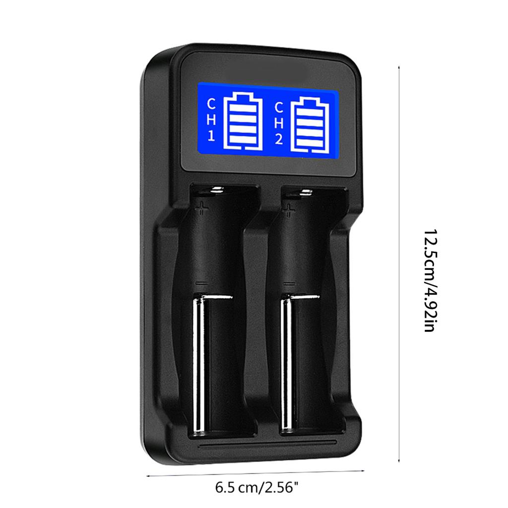 Универсальное интеллектуальное USB зарядное устройство для аккумуляторов с ЖК-дисплеем для 18650 18500 18490 18350 17670 17500 16340 RCR123 14500 аккумуляторов
