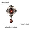 High-End Retro Small Court Pendant Baroque Brooch Fashion Temperament Women'S Clothing Corsage Jewelry Pin