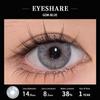 Eyeshare 2шт цветные контактные линзы светло-голубые линзы коричневые натуральные контактные линзы светло-серые линзы голубые модные контактные линзы