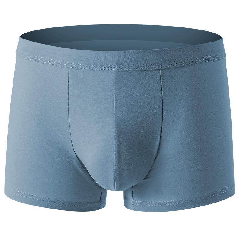 Мужские трусы-боксеры большого размера из гребенного хлопка со средней посадкой — удобные, свободные и дышащие