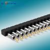 5pc 2.54mm Round Hole Male Tin Gold Female Pin Header 1/2x40P Single/Dual Row Breakable PCB IC Crystal Relay Transistor Socket