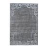 Tapis salon vintage oriental gris 120x170