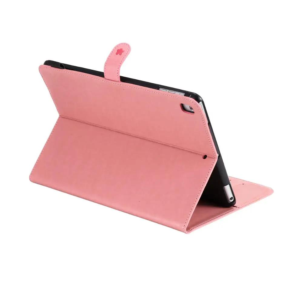 For iPad Air 2 1 Case 9.7 inch For Apple iPad 9.7 2017 2018 5th 6th Generation Case Cute Cat Bee Tablet Wallet Stand Funda