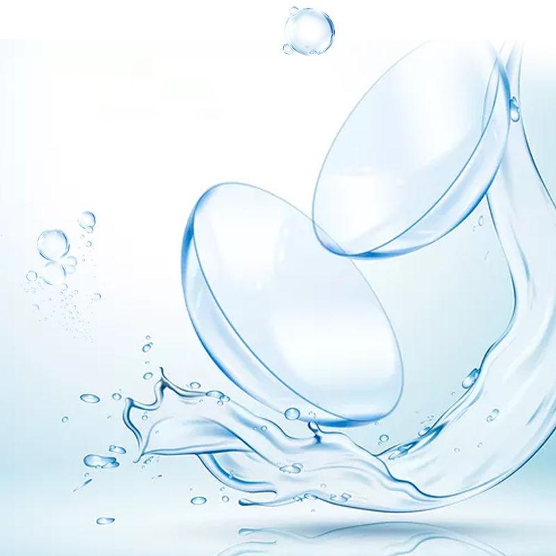 2 шт./пара цветных контактных линз, прозрачные, для близорукости, удобные, прозрачные, по рецепту, мягкие, естественно выглядящие контактные линзы со степенью