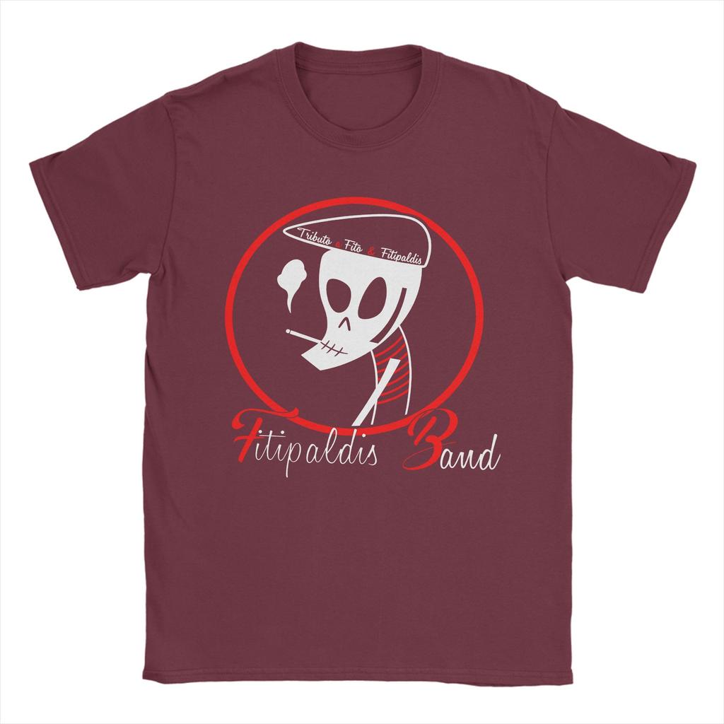 Fitos Fitipaldis Band TShirts for Unisex Vintage 100 Cotton Tees Crewneck Short Sleeve T Shirts 4XL 5XL Clothing