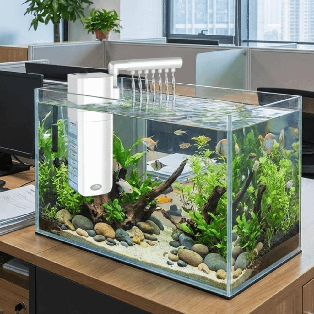 3 In 1 Aquarium Built-in Filter Energy Saving Water Purification Pump Water Purification