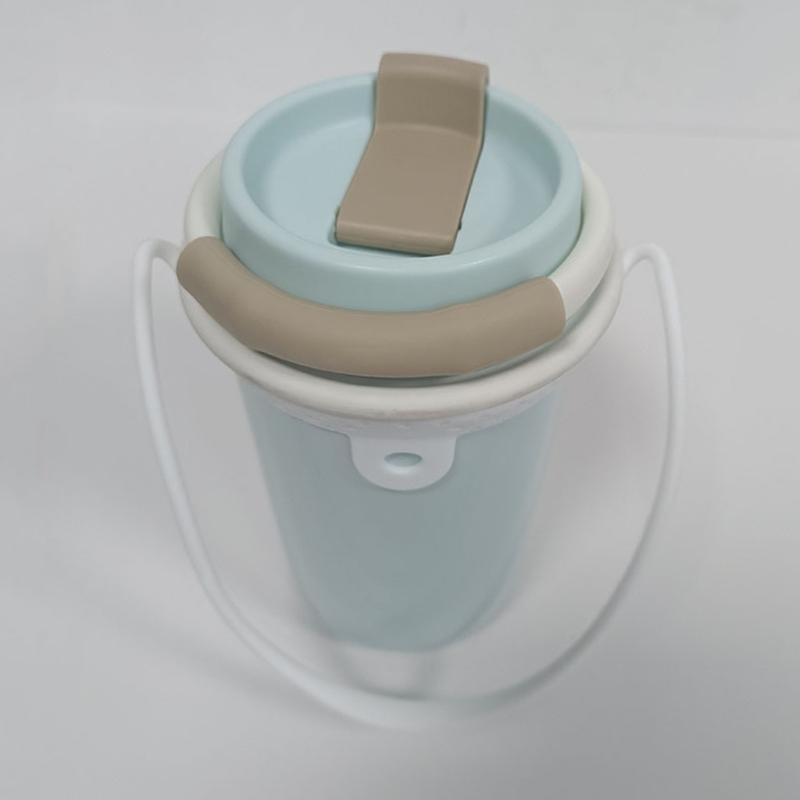 Силиконовая ручка для чашки Силиконовая ручка для бутылки с водой Силиконовый рукав для чашки Портативный держатель для напитков для офиса школы использования на открытом воздухе