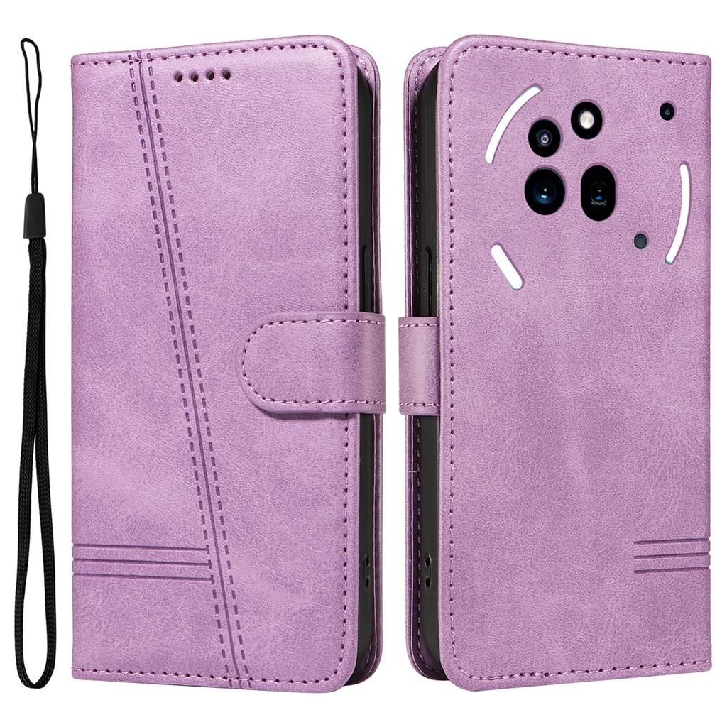 Ни за что Телефон (3a) Pro Кошелек Чехол Т-образные Линии Кожаный Чехол для Телефона Подставка