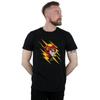 DC Comics Mens The Flash Lightning Portrait T-Shirt