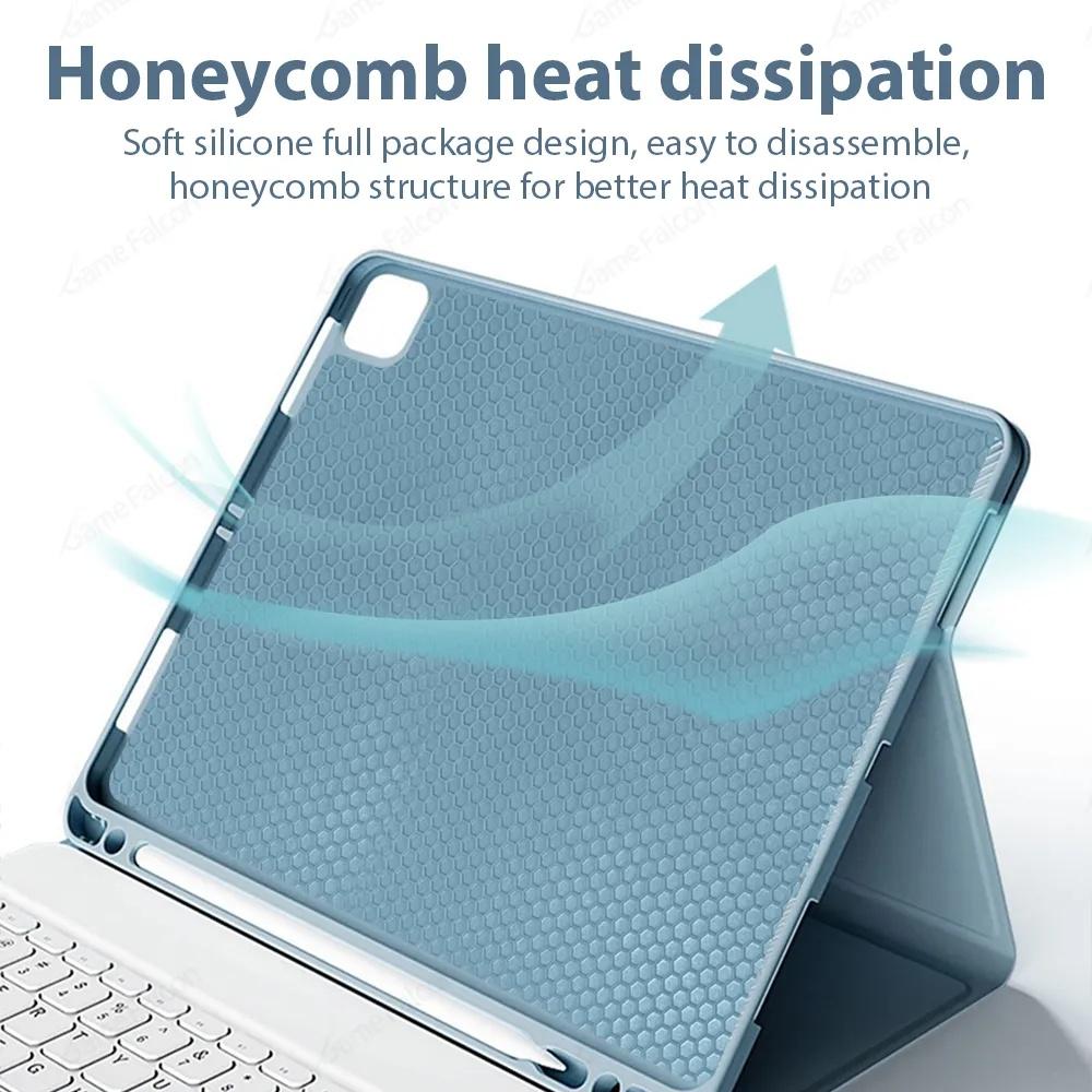 Keyboard Case with Mouse for Xiaomi Redmi Pad SE 2023 11" Magnetic Tablet Keyboard Thin Protective Cover for Redmi Pad SE 11