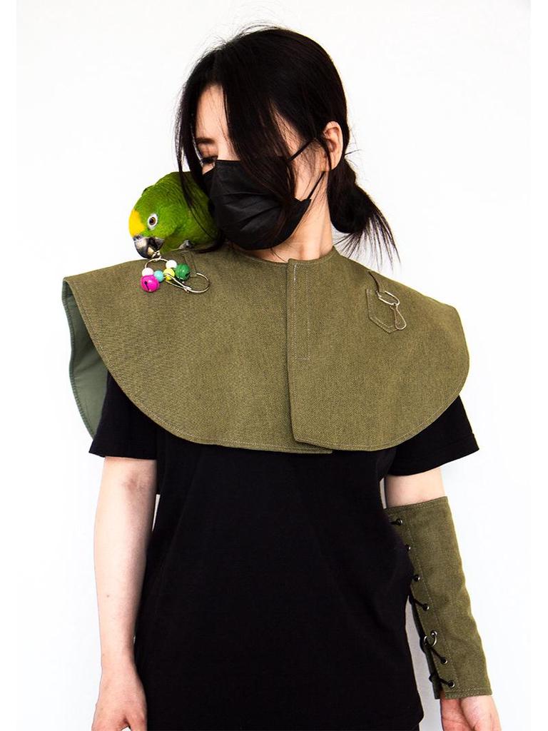 Защита для подгузника и шали для попугая: Защита от царапин/укусов дизайн «Пион» для волнистого попугайчика и кореллы