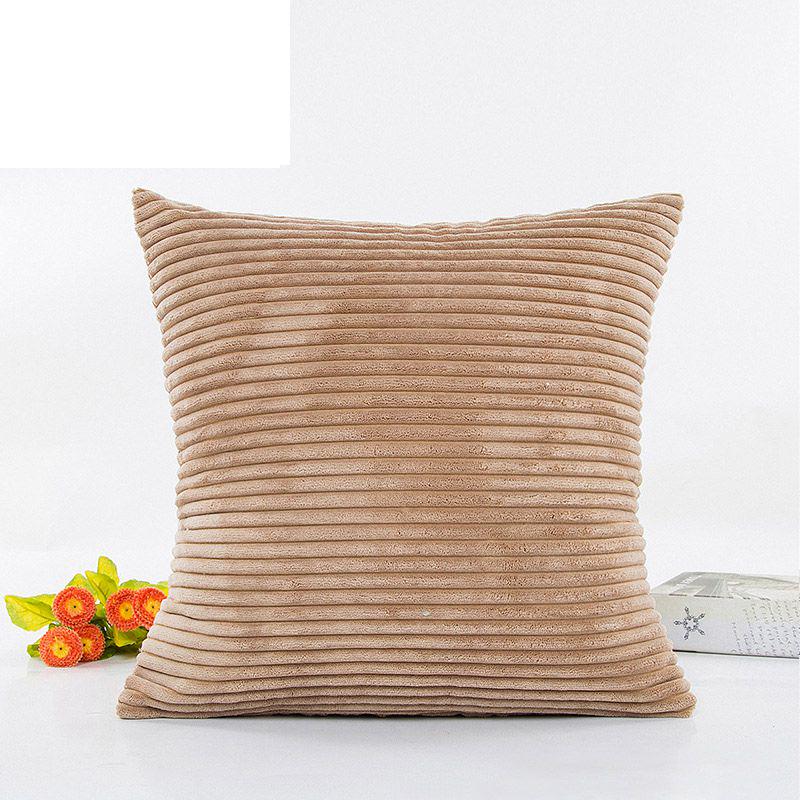 Cozy Supersoft Striped Corduroy Cushion Cover For Your Stylish Sofa