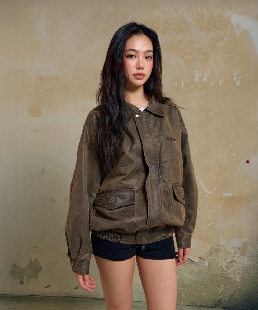 CONY Callout Washed Jacket / Brown
