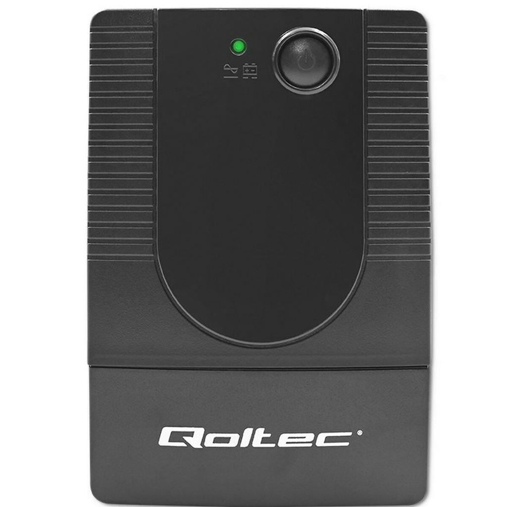 Uninterruptible Power Supply System Interactive UPS Qoltec 53772 360 W 650 VA