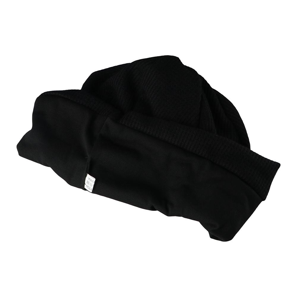 Trendy Casual Solid Color Autumn Winter Men Women Pile Cap Beanie Hat Striped Bonnets Turban Hat