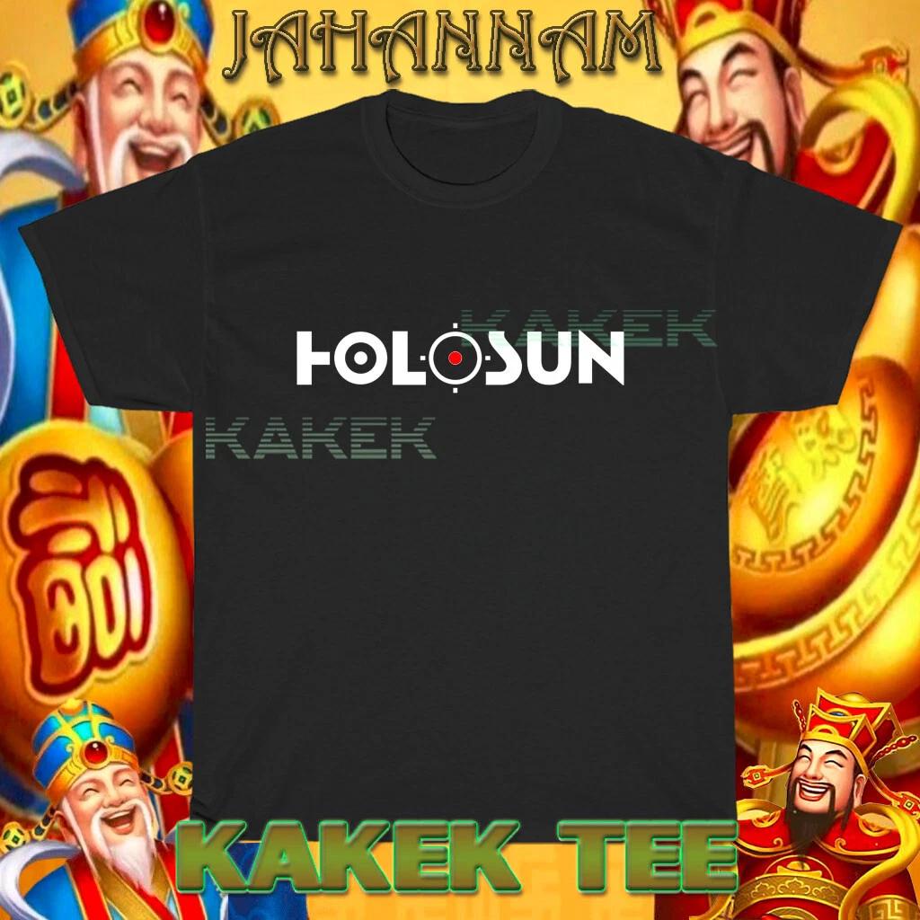 New Shirt Holosun Optics Guns Firearms Logo Funny T shirt USA Size S to 5XL