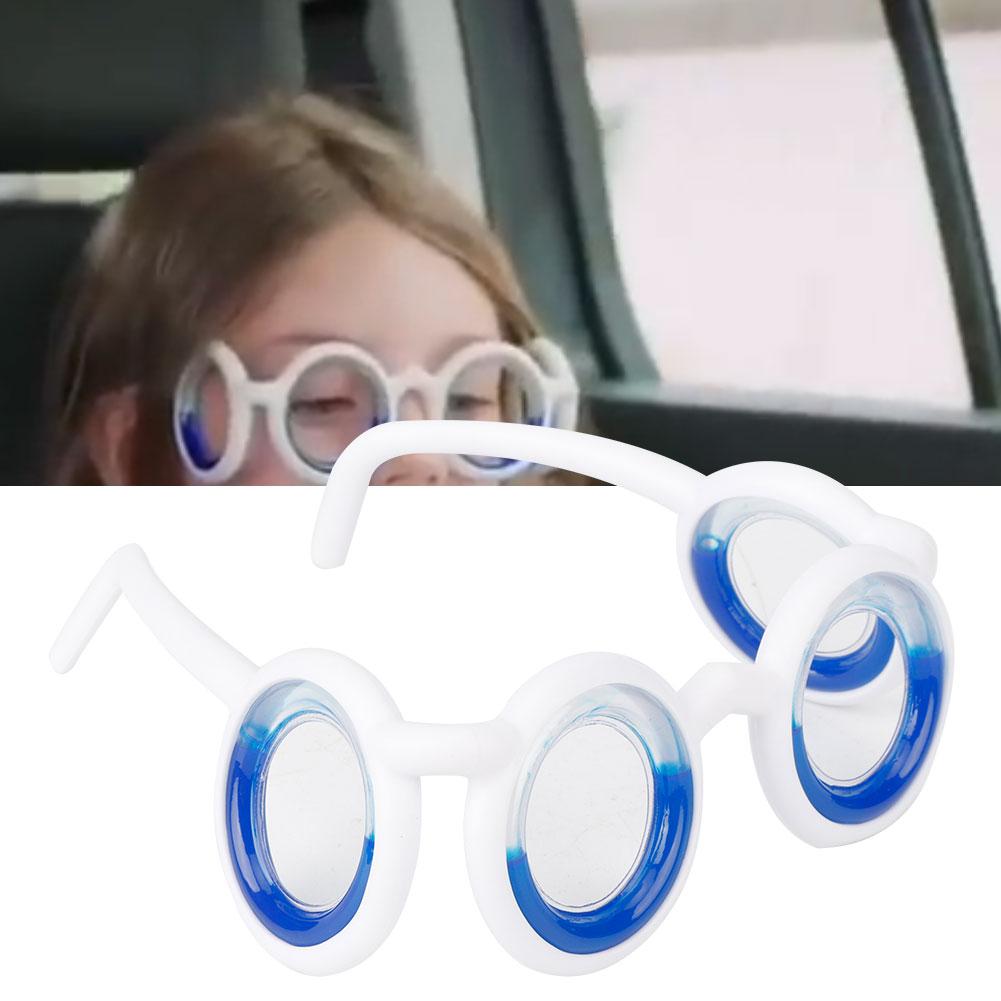 Unisex Adult Child Portable Anti Motion Sickness Seasickness Glasses Liquid Without Lens