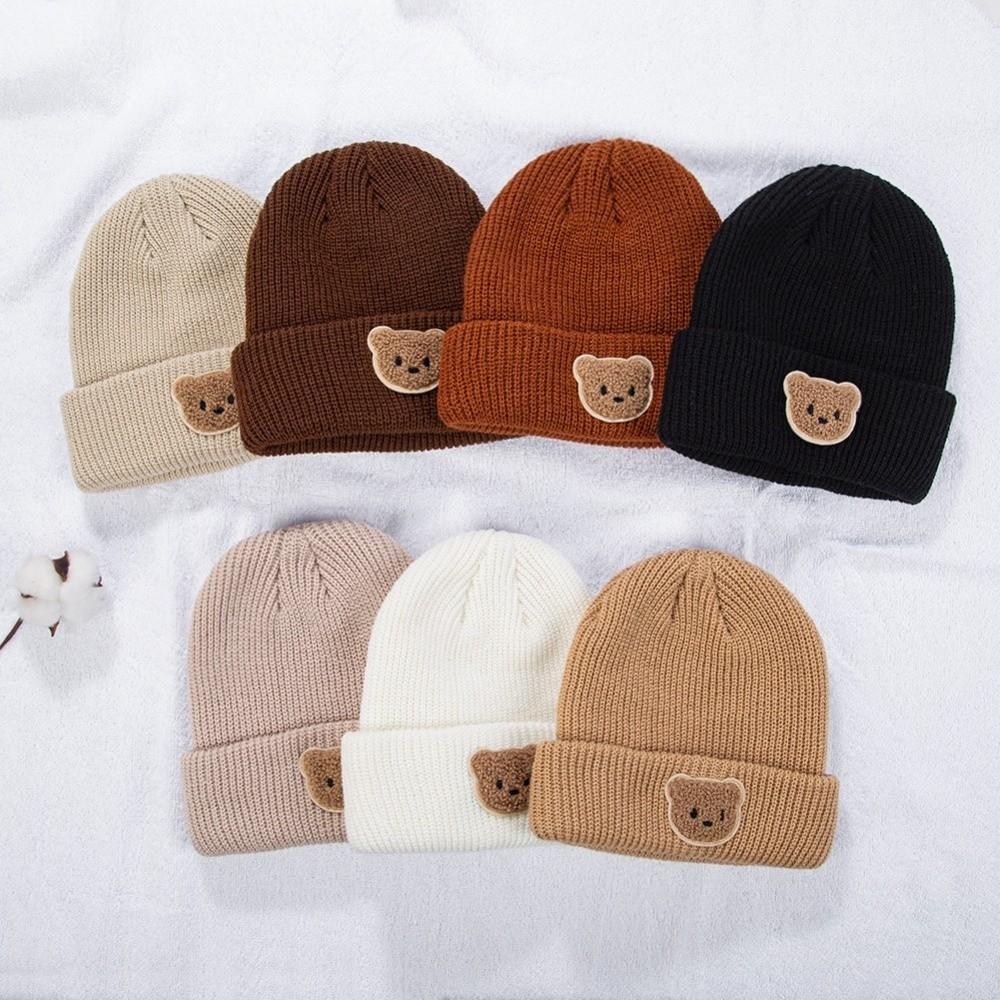 Warm Beanie Cap Cute Cartoon Pullover Cap Fashion Knitted Hat Winter