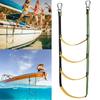 4-Steps Boat Rope Ladder For Inflatable Boats, Fishing Boats, Kayaks, Motorboats