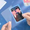 10Pcs Korea Card Sleeves Clear Acid Free Photocard Holographic Protector