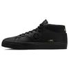 Cons Louie Lopez Pro Mono Leather Non-Slip and Abrasion Resistant Mid-Top Board Shoes Unisex Black