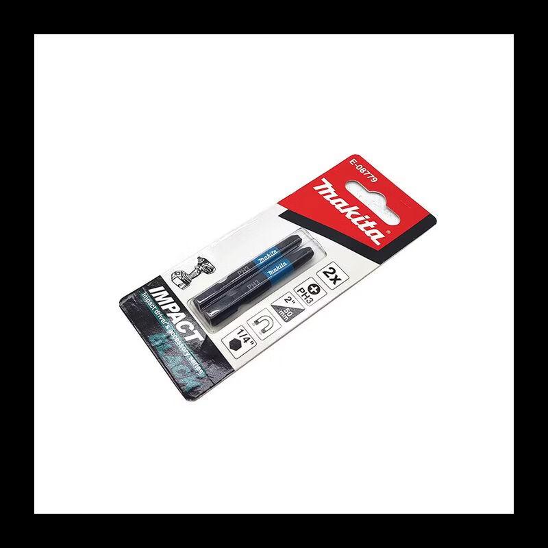 Магнитные анти-скручивающие насадки для отвертки Makita PH3 50 мм (2-Pack) Китайская вилка (адаптер в комплекте)