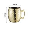 Durable Coppery Beer Mugs 550ml Coffee  Cup New Copper Moscow Mule Mug  Bar Drinkware