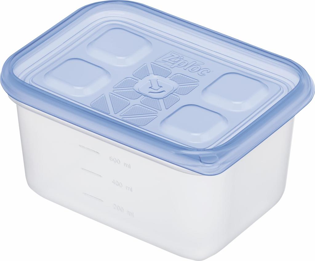 Контейнер Ziploc Прямоугольный 820 мл Упаковка из 2 штук